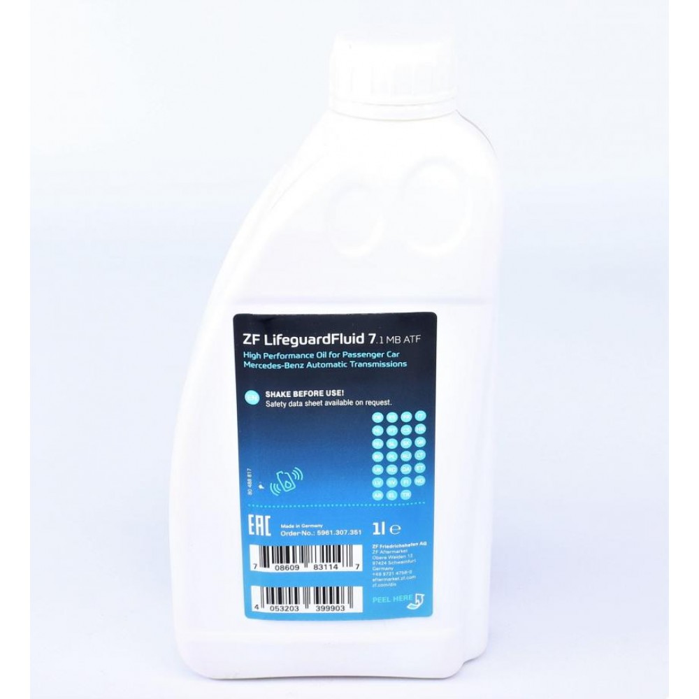 Олива АКПП (1л) LifeguardFluid, 7,1 МБ ATF, 236,14