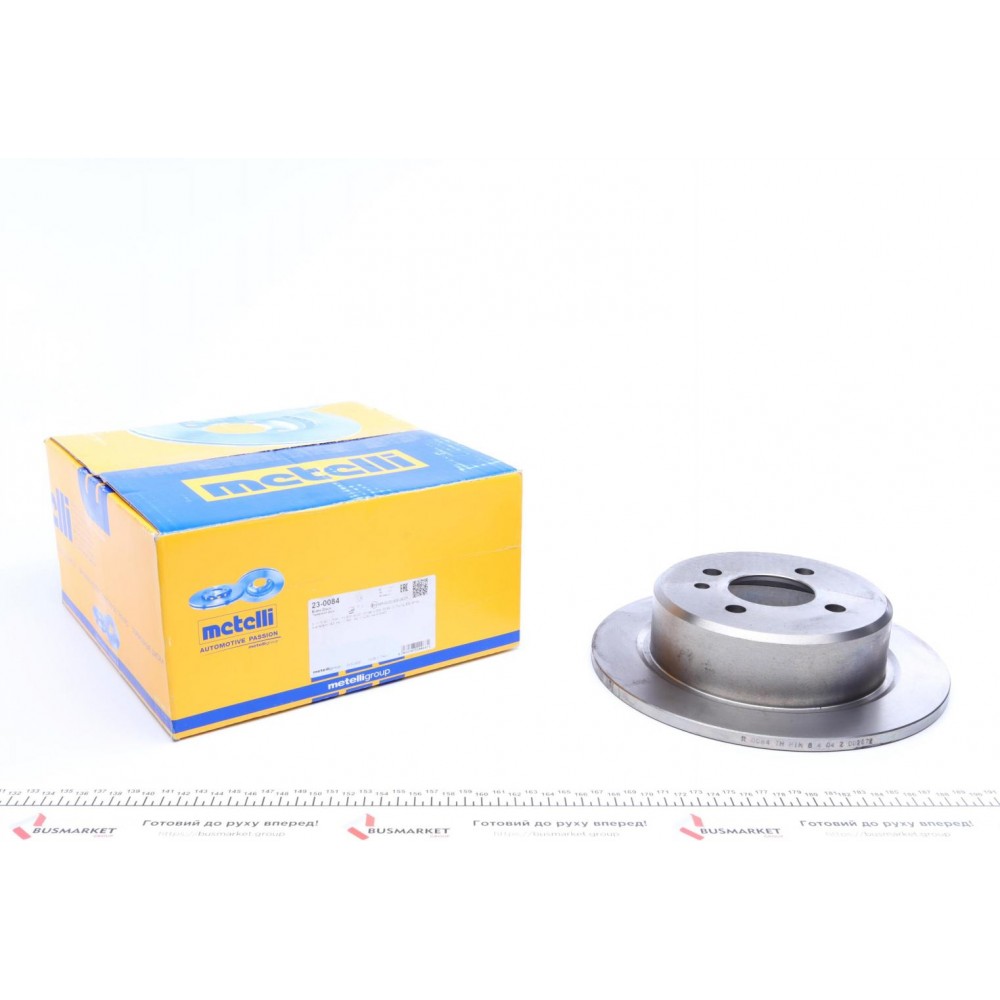 Диск гальмівний (задній) BMW 3 (E30) 85-94/3 (E21) 78-82 (258x9.9) (повний)