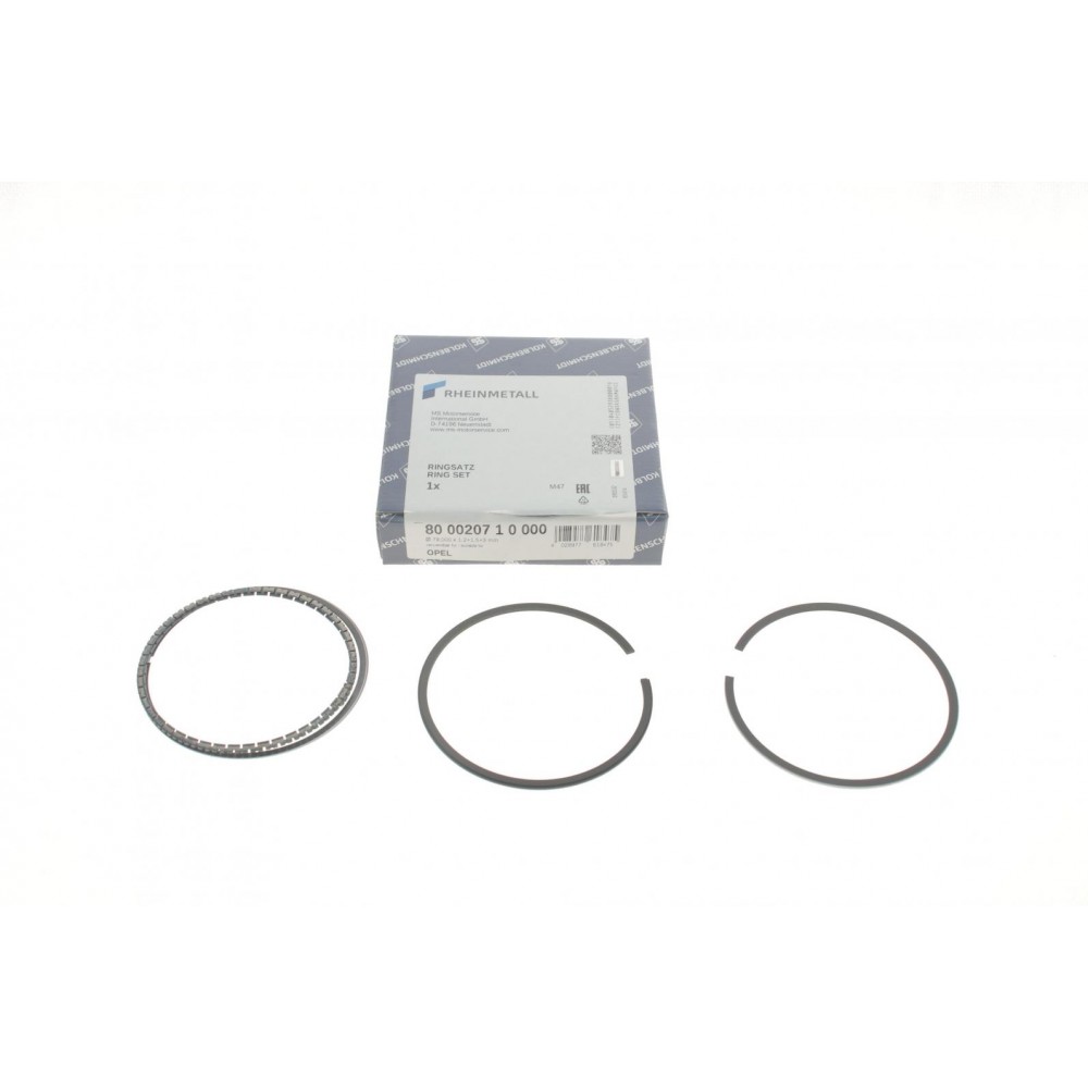 Кільця поршневі Opel Vectra 1.6i 88-02 (79.00mm/STD) (1.2-1.5-3)