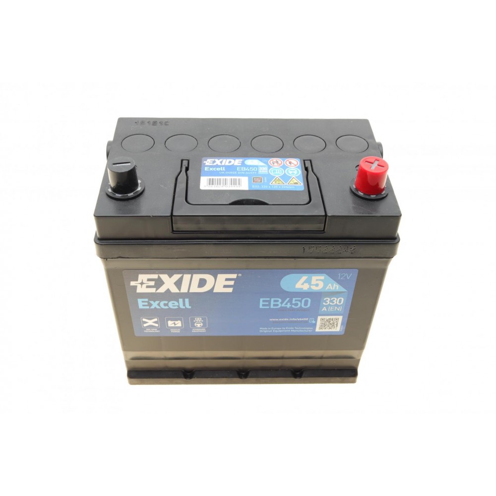 Акумуляторная батарея 45Ah/330A (220x135x225/+R/B1) Excell Азія