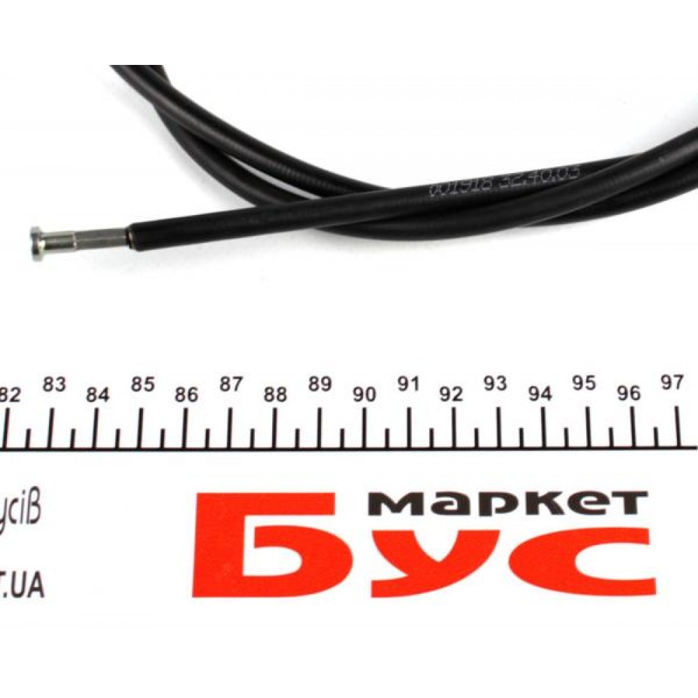 Трос капоту Opel Kadett E/Astra F/Vectra A/B/C (1653/1577 мм)