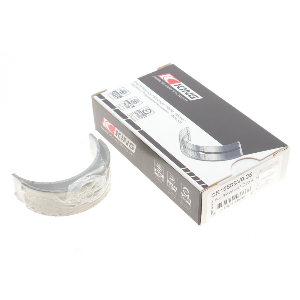Вкладиші шатунні BMW 1/2/3/4/5/6/7/X1/X3/X4/X5/X6 (N47/N57) 2.0/3.0D 06- (+0.25)