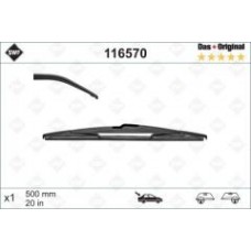 Щітка склоочисника (задня) (500mm) Citroen C5/Renault Laguna II 01-