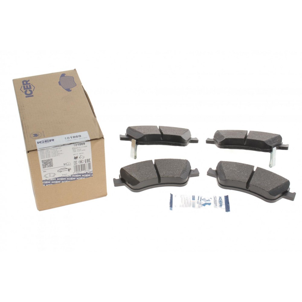 Колодки гальмівні (передні) Toyota Auris 06-12/Corolla 06-14