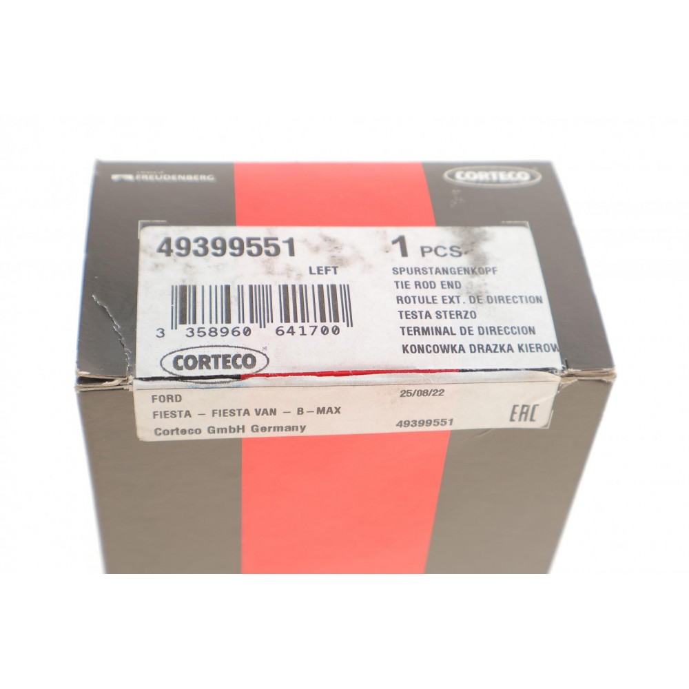 Наконечник тяги рульової (L) Ford Transit Courier 1.0/1.5/1.6TDCi 14-/Fiesta VI 09-
