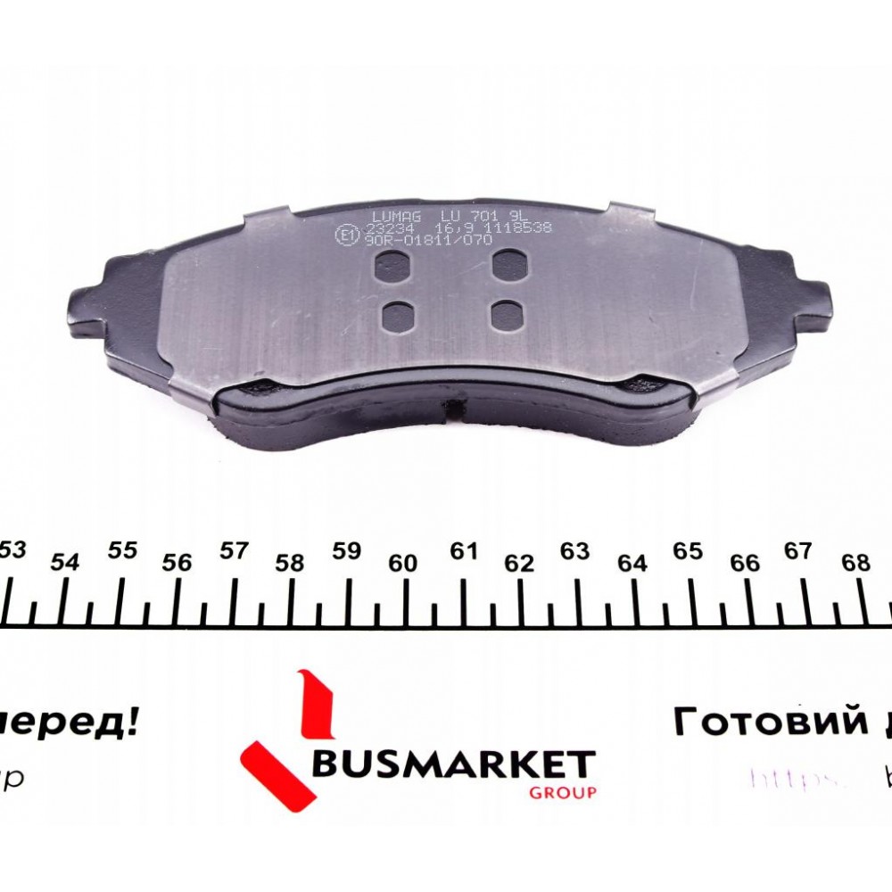 Колодки гальмівні (передні) Daewoo Lanos/ Nubira 1.6-2.2 97-