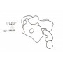 Прокладка радіатора масляного Land Rover/Range Rover III 3.6 D 06-13 (к-кт)