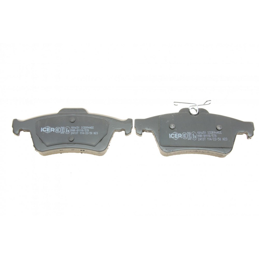 Колодки гальмівні (задні) Ford Focus 04-/Connect/Opel Vectra C 02-13/Renault Laguna/Citroen C5 07-