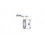 Автолампа C3W 24V 3W SV7,5 (8x28mm) Standard (без цоколя)