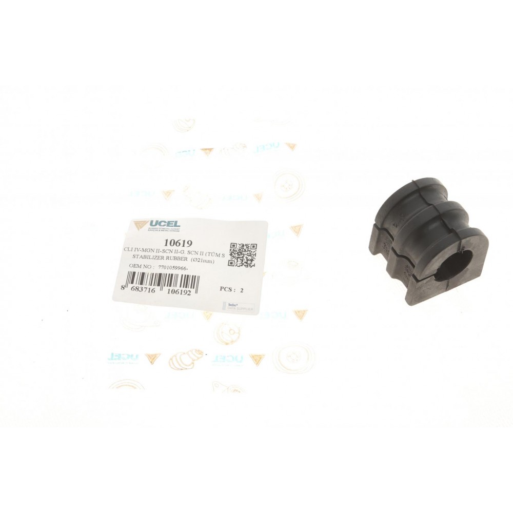 Втулка стабілізатора (переднього) Renault Clio III/Grand Scenic 1.2-2.0 03- (d=21mm)