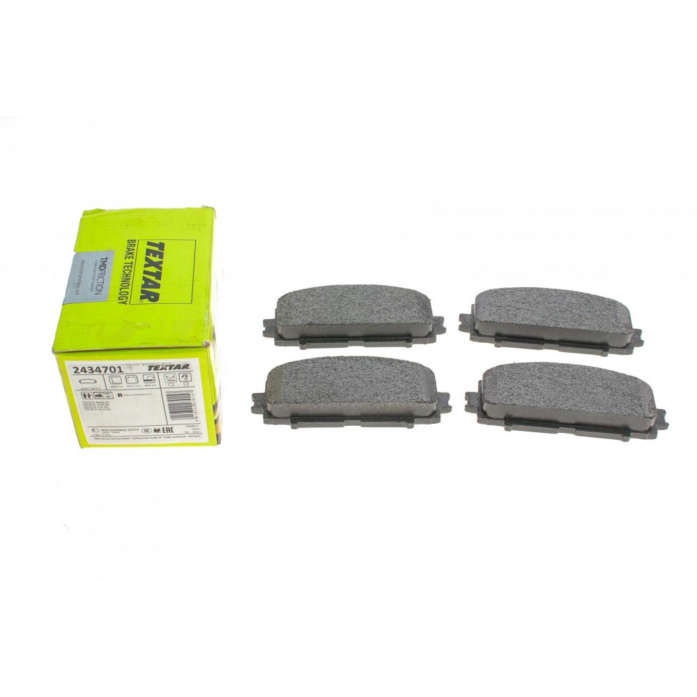 Колодки гальмівні (передні) Toyota Corolla 06/Yaris 05- (Akebono)