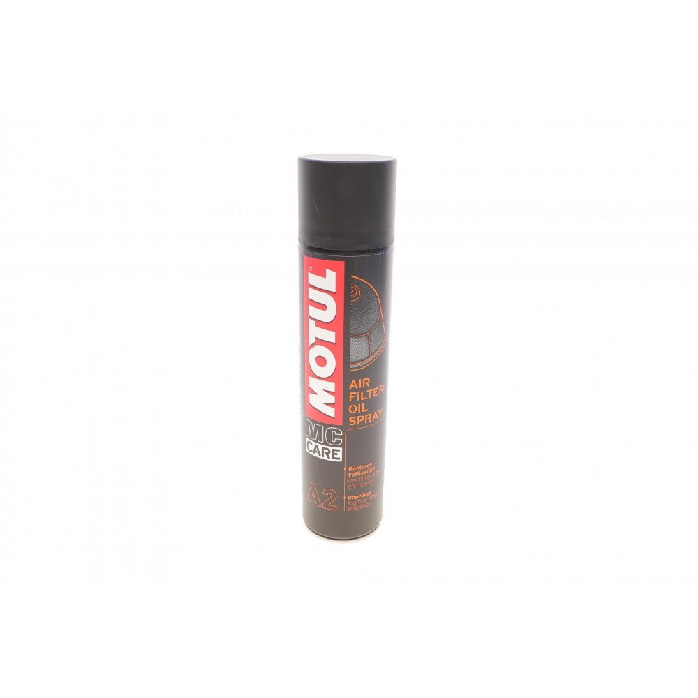 Засіб для догляду за поролоновими фільтрами мотоциклів Motul A2 Air Filter Oil Spray (400 мл) 10298