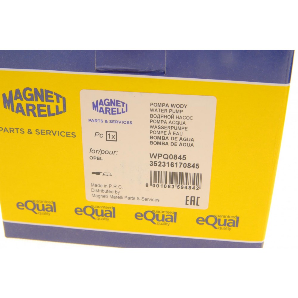 Помпа води Opel Astra F/G/Combo/Corsa A/B/Kadett D/E/Vectra A/B 1.4/1.6/i/Si 79-04