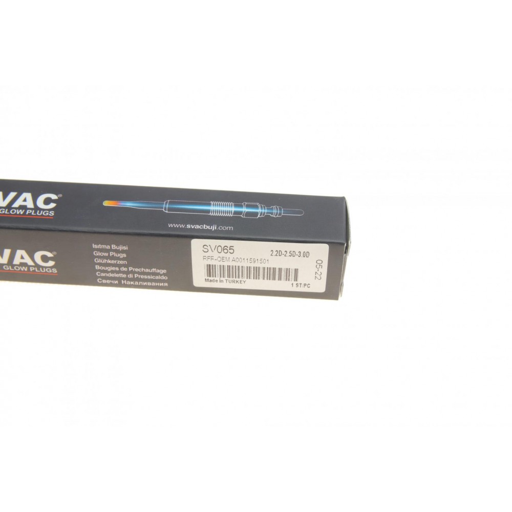 Свічка розжарювання MB OM604-606 (11.5V) (M12x1.25/4.5s)
