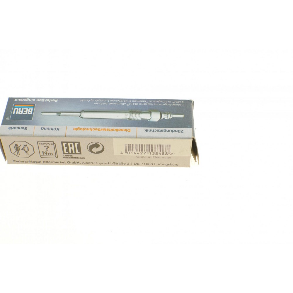 Свічка розжарювання Audi A4/VW Passat 1.9TDI/2.0TDI 03-05 (5V) M10x1.0 (L=94mm)