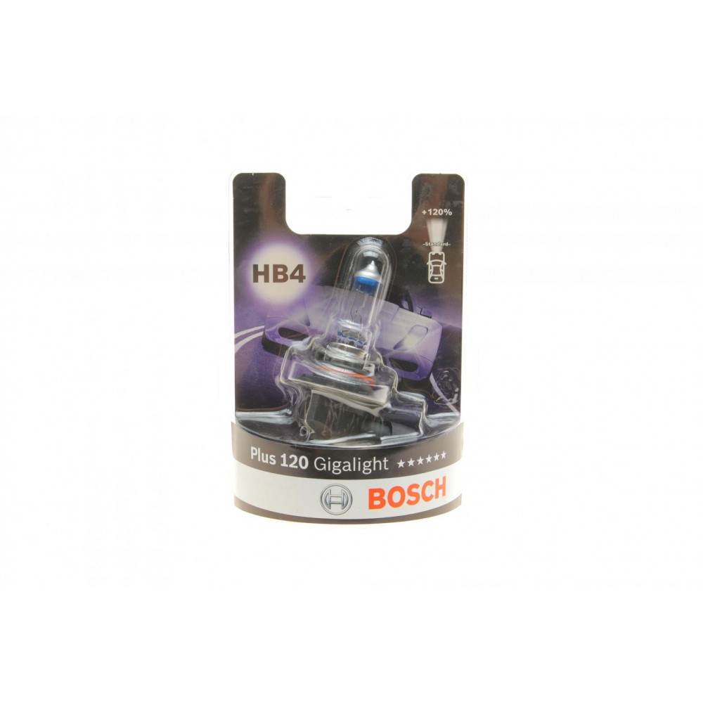 Автолампа HB4 12V 51W P22d Plus 120 Gigalight
