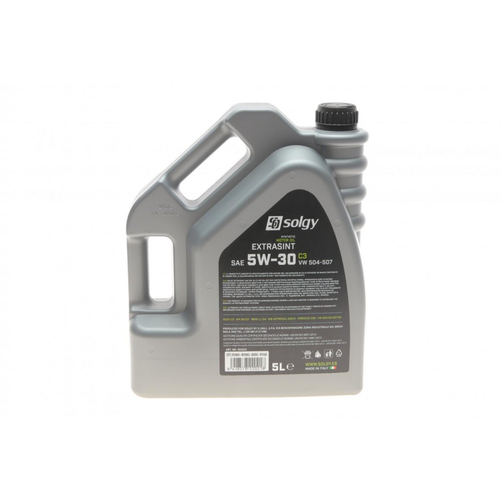 Олива 5W30 EXTRASINT C3 VW 504.00/507.00 (5L) (API SN/CF/BMW LL-04/MB 229.51/PORSCHE C30)