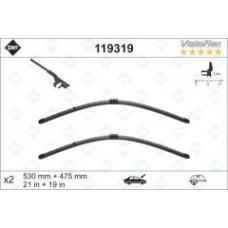 Щітки склоочисника (530/475мм) VW Golf IV/Bora/Polo 97-