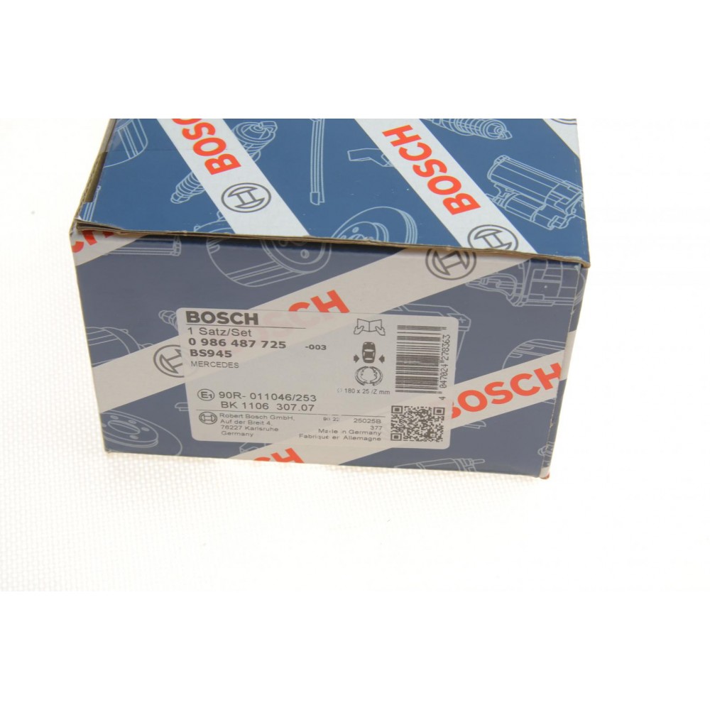Колодки ручника MB S-class (W221/C216) 05-13 (180x25) (к-кт)