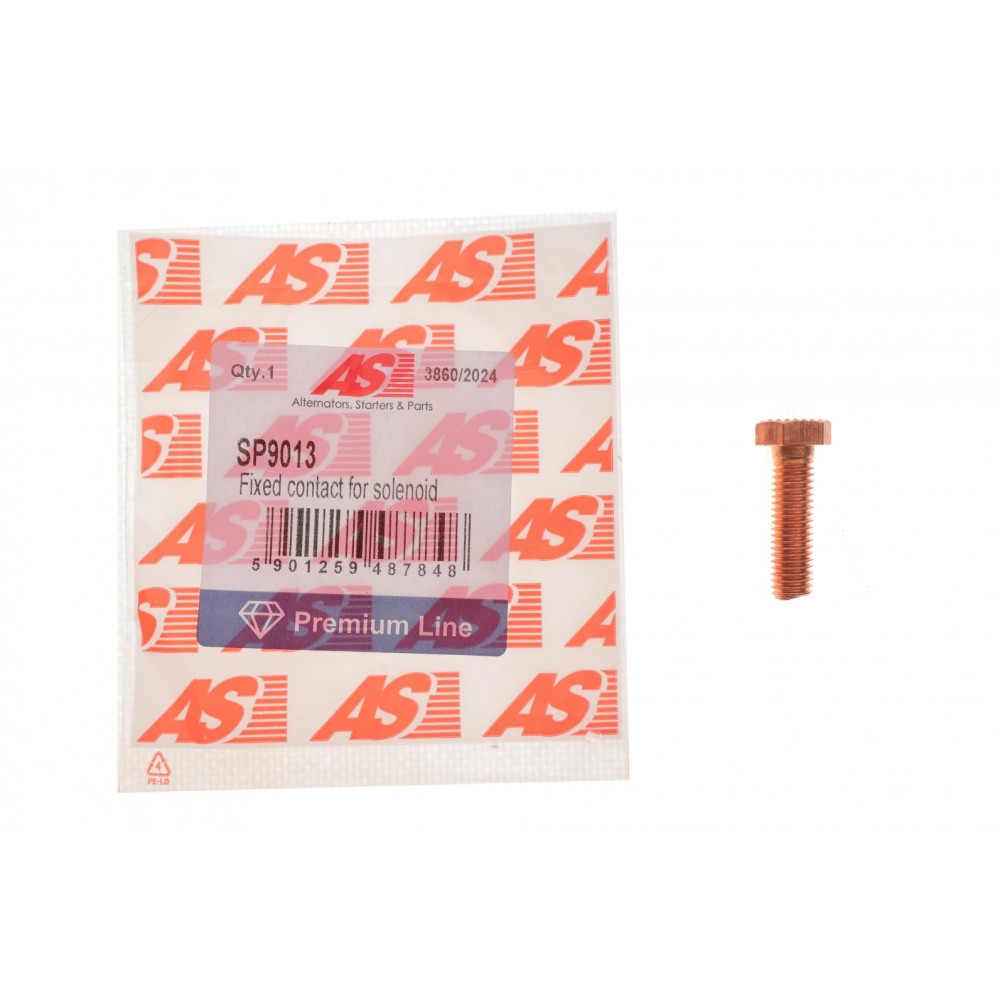 Клема втягуючого реле стартера (d=12.8mm/L=34.8mm)