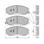Колодки гальмівні (передні) Hyundai Santa Fe/Trajet 00-12/Ssangyong Actyon/Kyron 05-/Rexton 02-