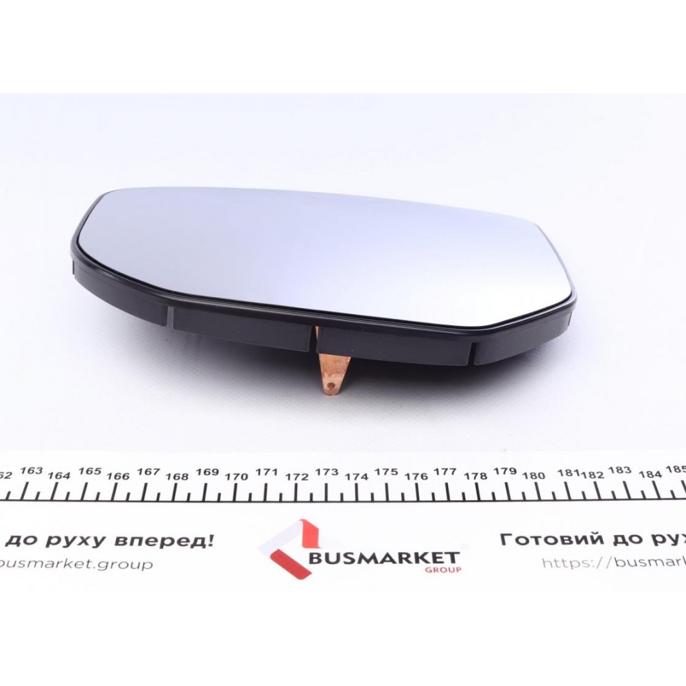 Скло дзеркала (з підігрівом) Citroen Berlingo/ Peugeot Partner 08-12 (L)