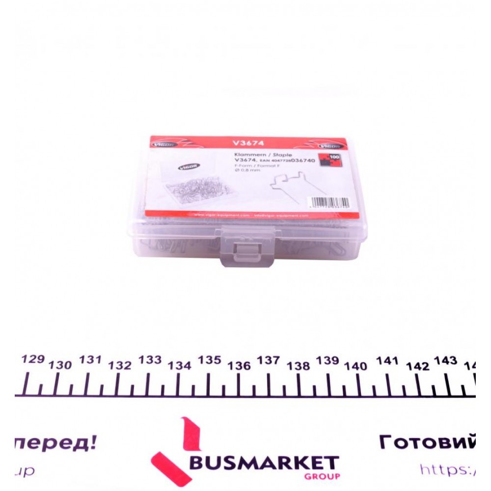Скоба F-профіль Ø0,8 mm 100 од.