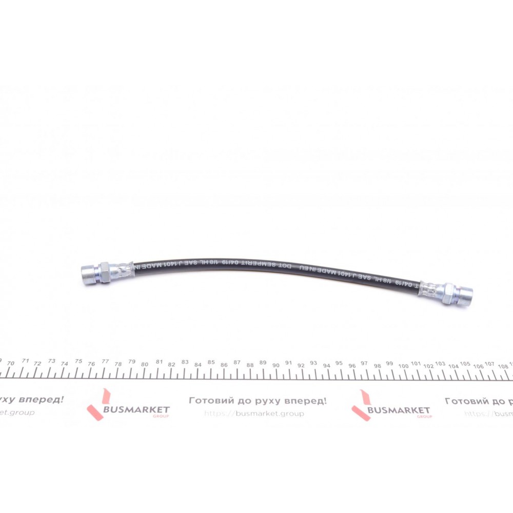 Шланг гальмівний (передній) VW T2/3 1.6-2.0/1.6TD (L=340mm) M10x1/M10x1
