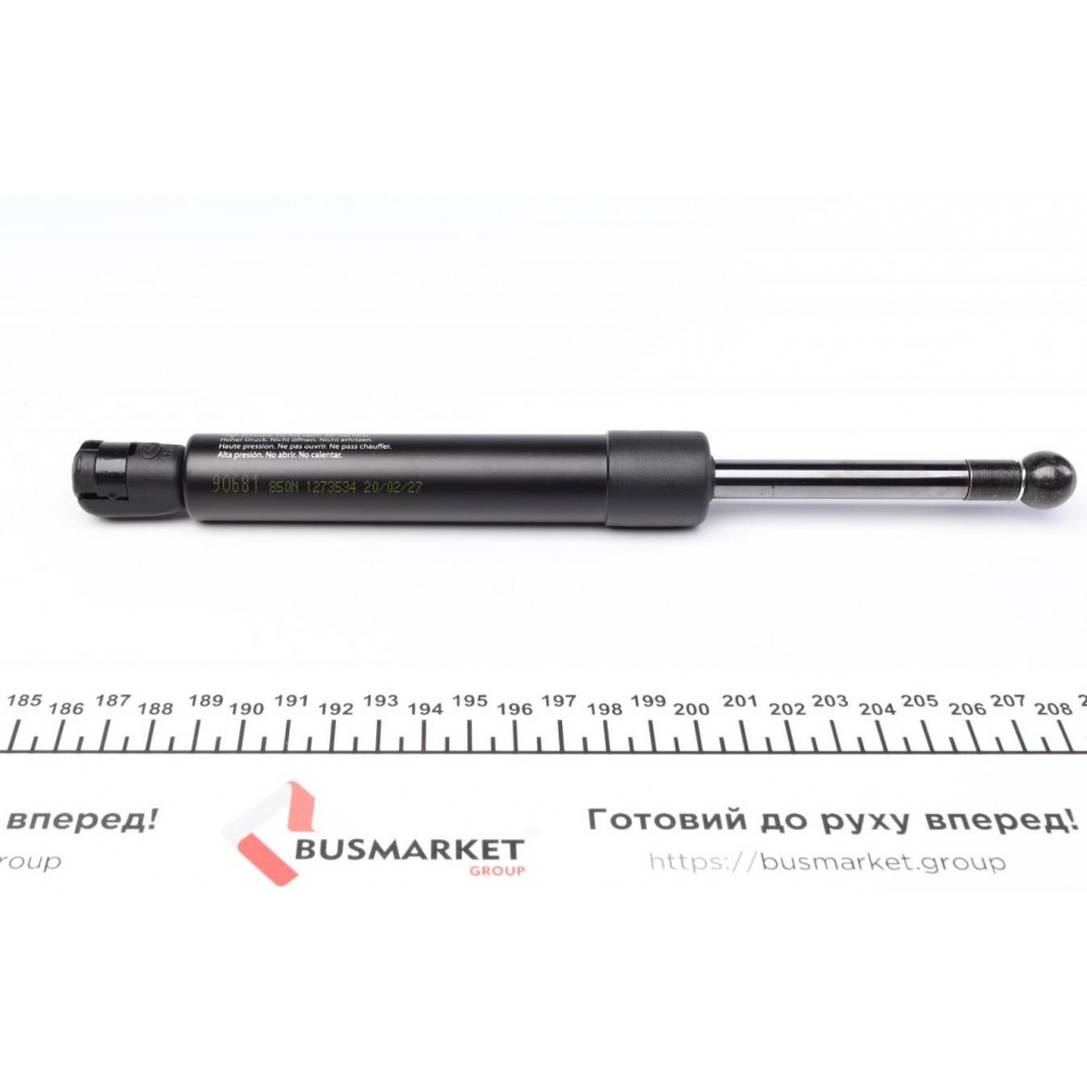 Амортизатор капоту MB M-class (W163) 98-05 (SUV)