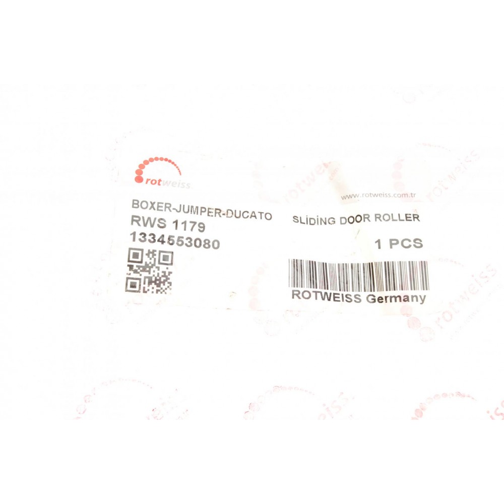 Ролик дверей (бічних/средний) Fiat Ducato/Peugeot Boxer 02-06 (з кронштейном) (1334553080)