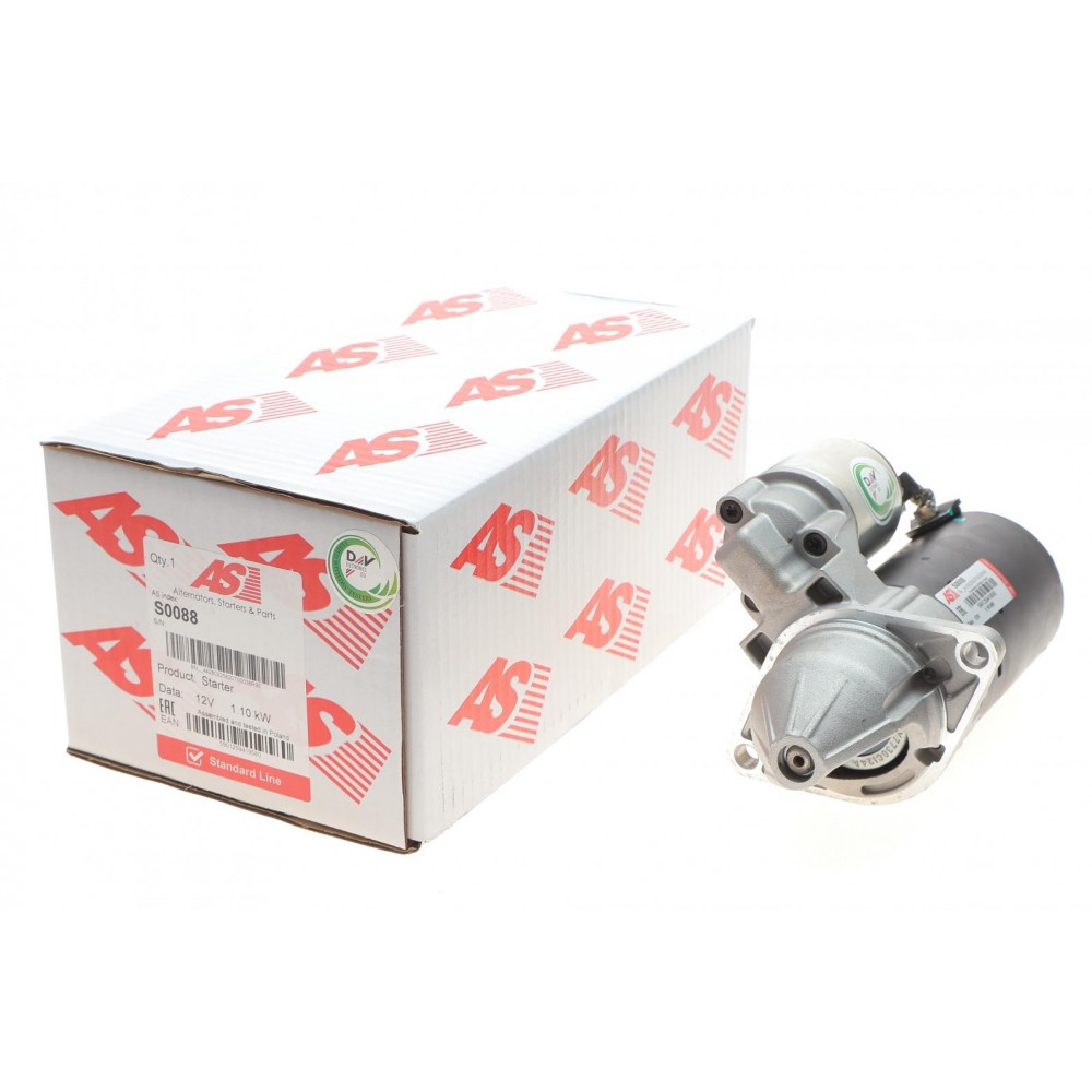 Стартер Opel Astra F/G/H 1.2-1.6 i 93-07/Combo 01-/Corsa 86-09 (12V/1.1kw) (z=9)