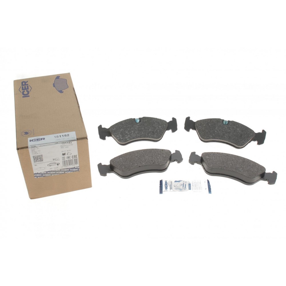 Колодки гальмівні (передні) Opel Astra F 91-98/Kadett E 87-93/Vectra A/B 88-03