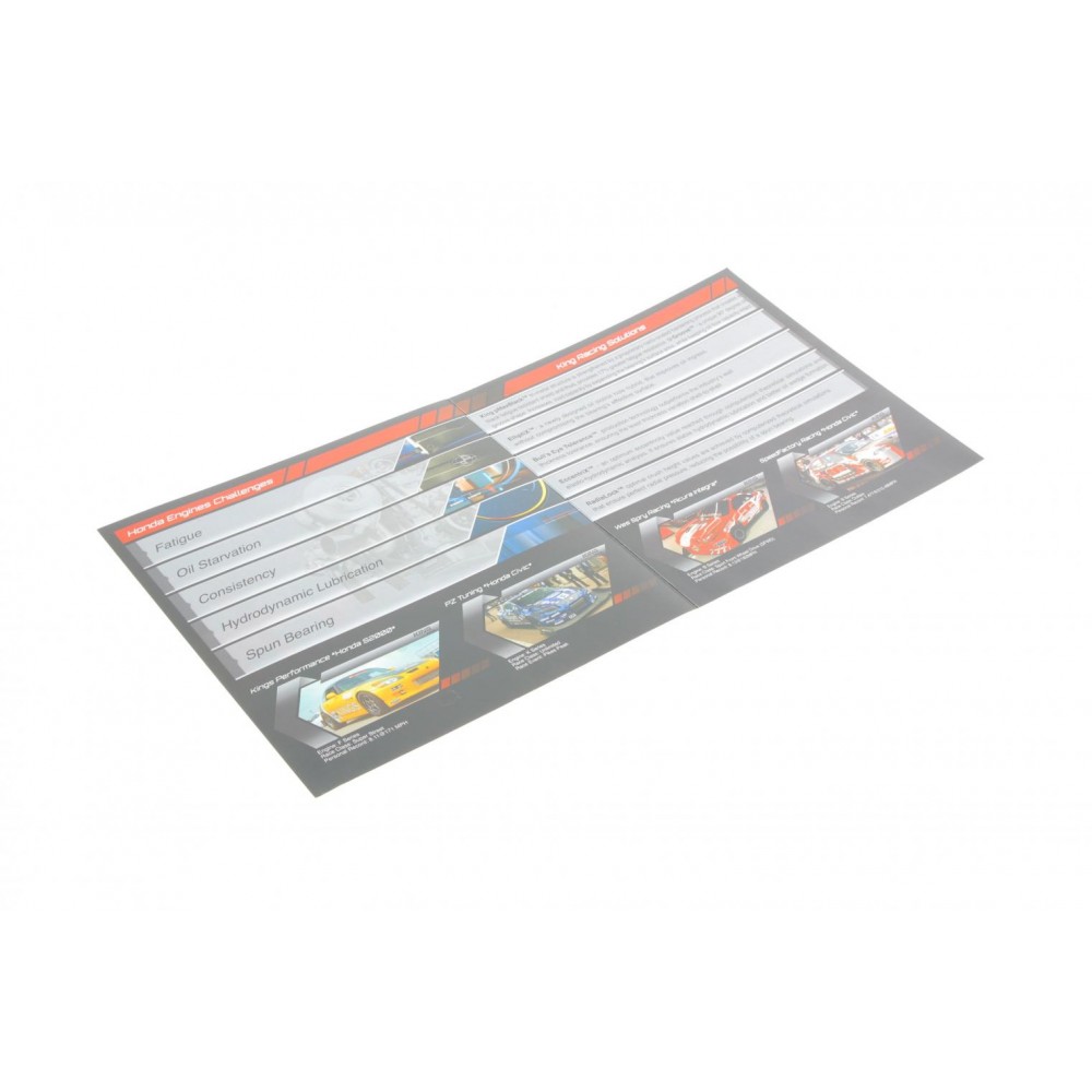 Брошура King Racing Honda Brochure 2017/18
