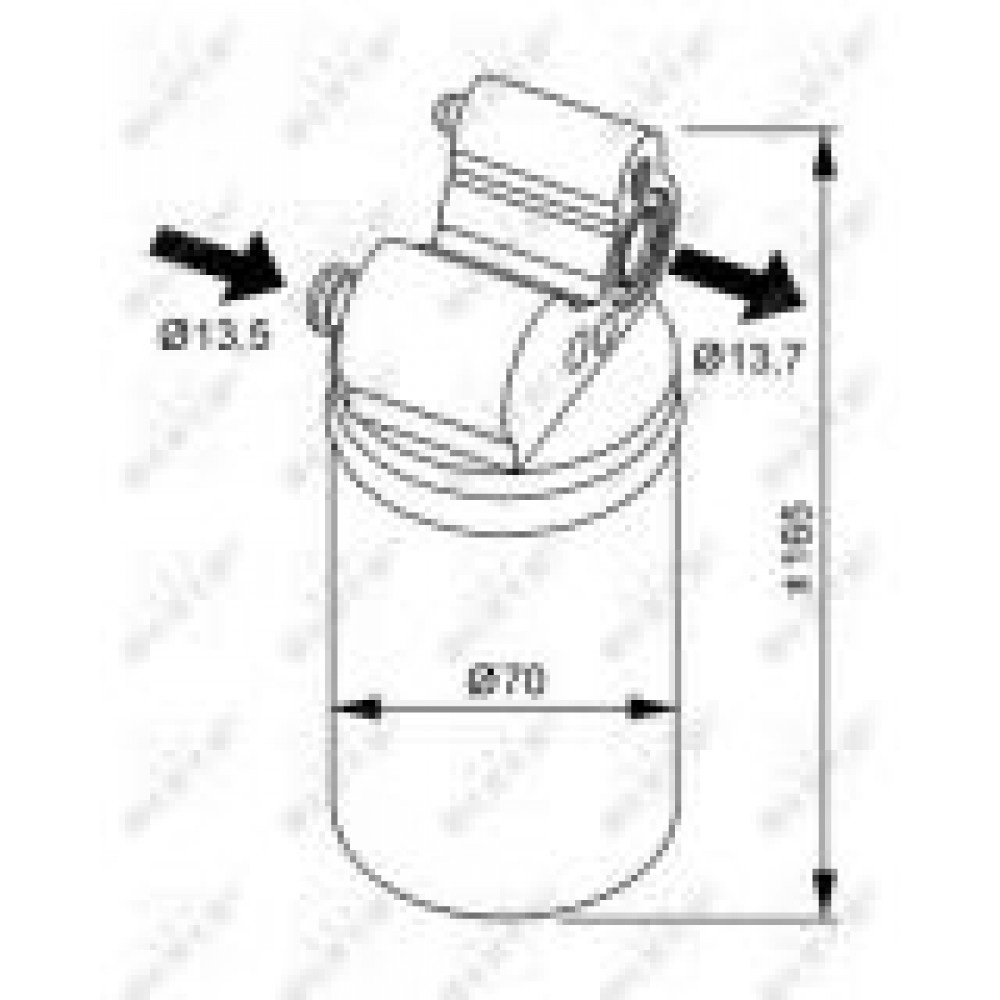 Осушувач кондиціонера Volvo S60/S80/V60/V70/XC60/XC70 2.0-3.0 12-18