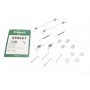 Комплект пружинок колодок ручника Renault Megane I -03 (203x38) Bendix