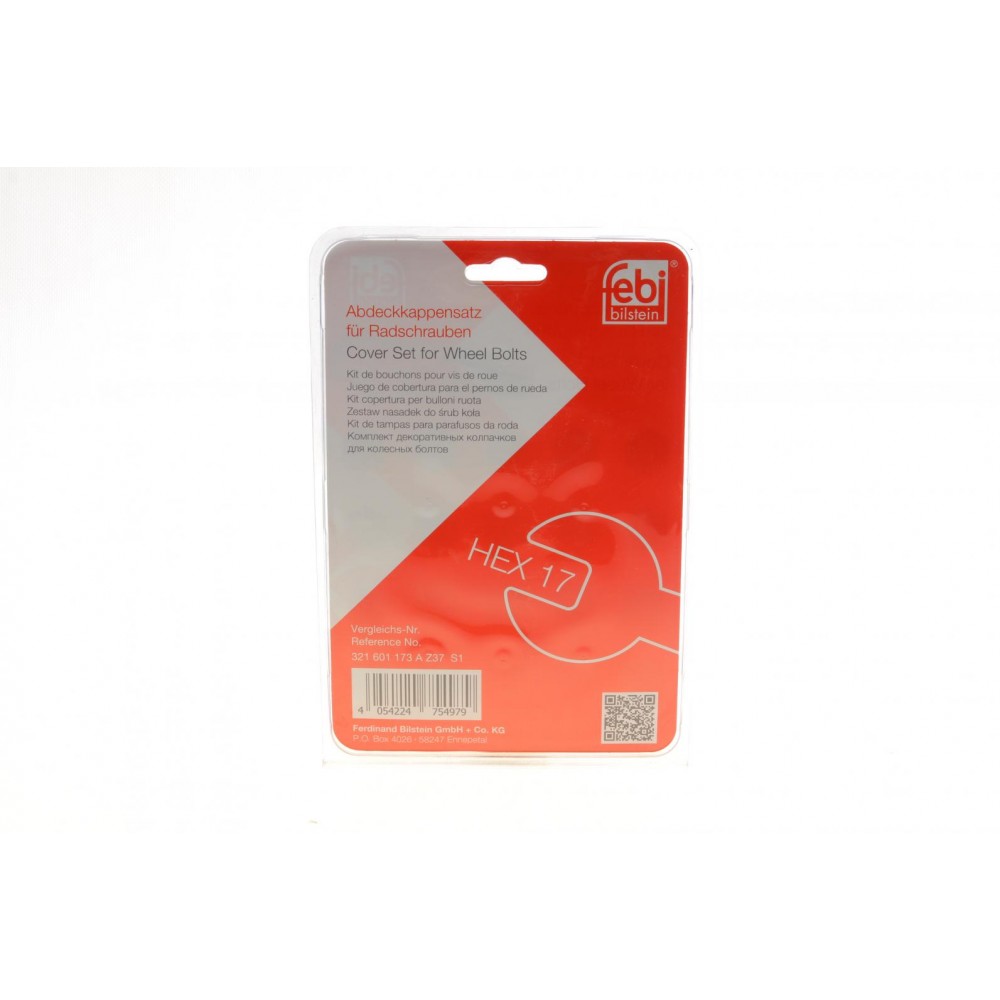 Ковпачок болта диска колісного VW/Audi/Seat 87- (к-кт) (зі знімачем) (сірий)