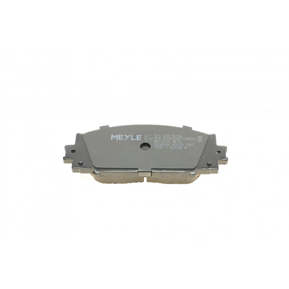 Колодки гальмівні (передні) Toyota Prius 08-/Corolla 12-/Lexus CT 10- (Akebono)