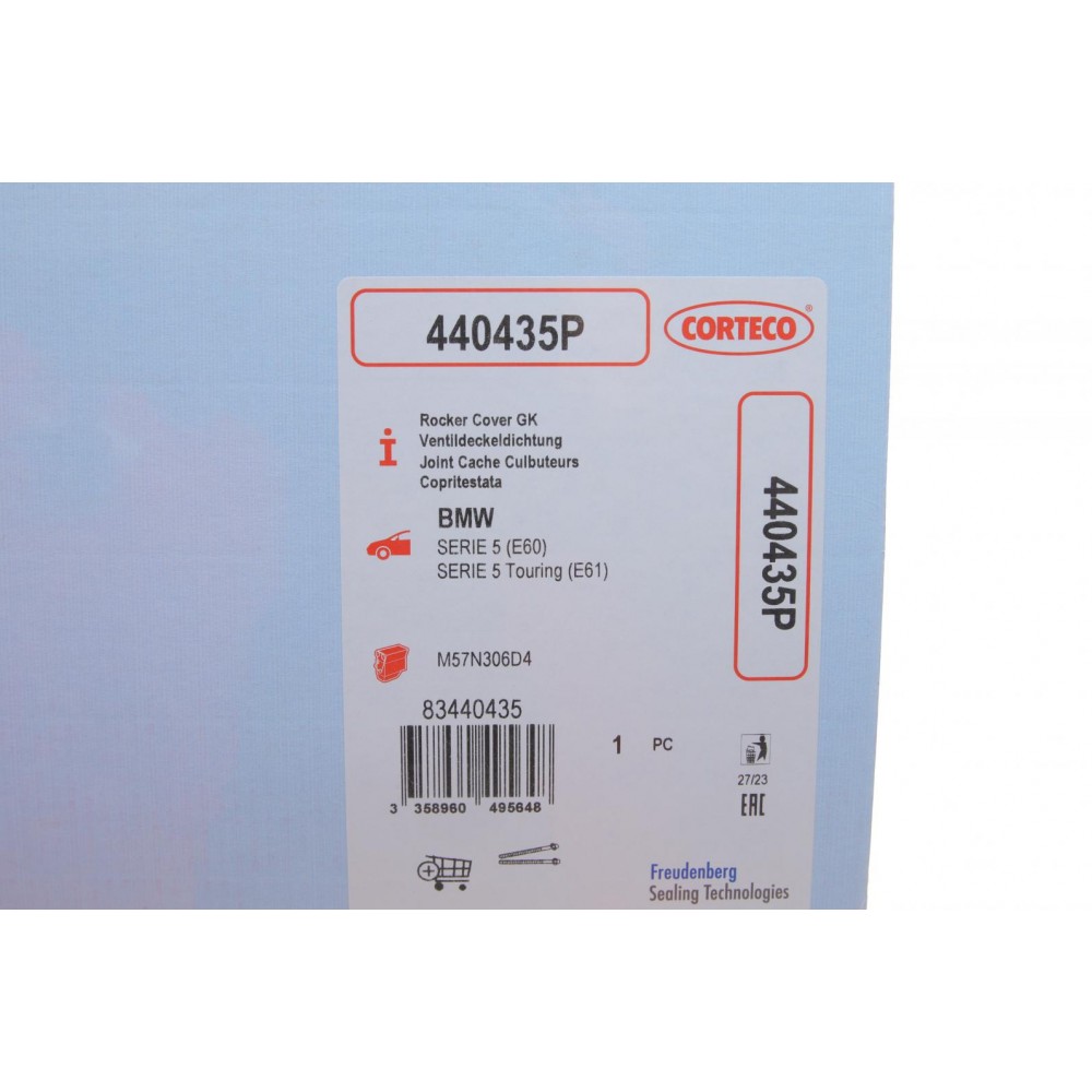 Прокладка кришки клапанів BMW 5 (E39/E60) 2.5-3.0 d (M57) 98-10