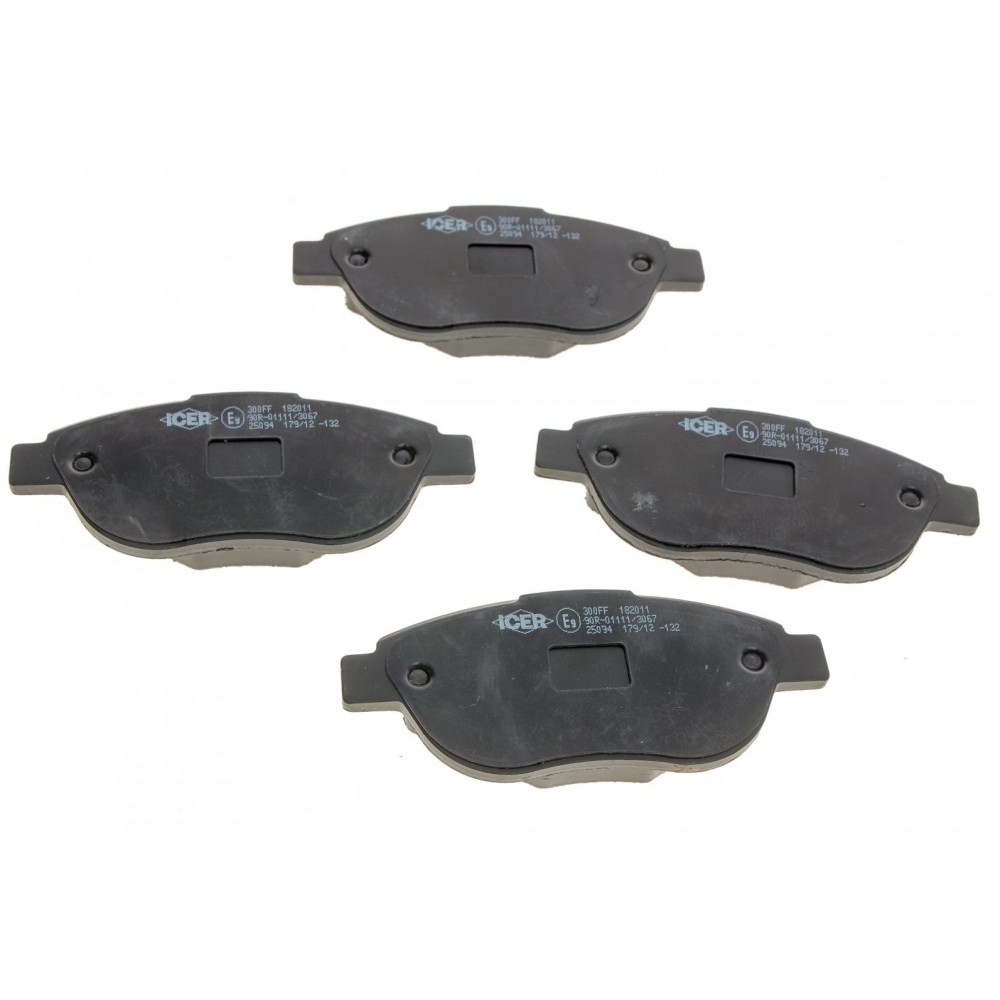 Колодки гальмівні (передні) Citroen C3 09-/C4 04-12/Peugeot 207 07-/307 03-12/1007 05-