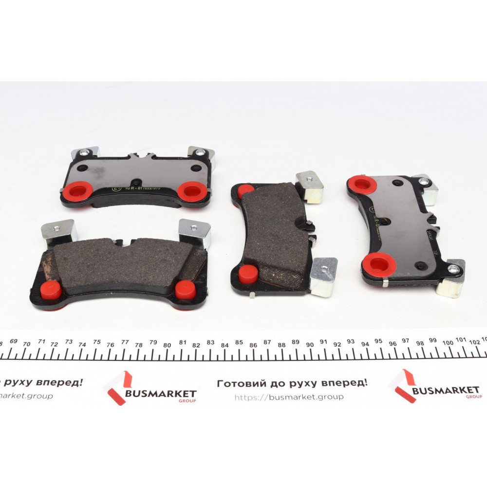 Колодки гальмівні (задні) Audi Q7 06-16/Porsche Cayenne 02-10/VW Touareg 02-10 (Brembo)