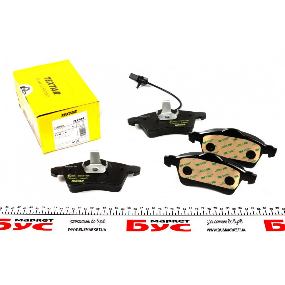 Колодки гальмівні (передні) VW T4 90-03 R15 (з датчиком) (Teves) Q+