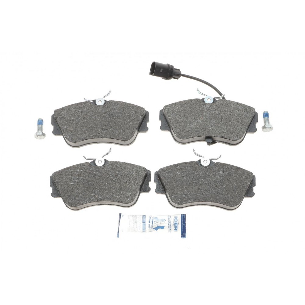 Колодки гальмівні (передні) VW T4 R15 90-03 (+датчик)