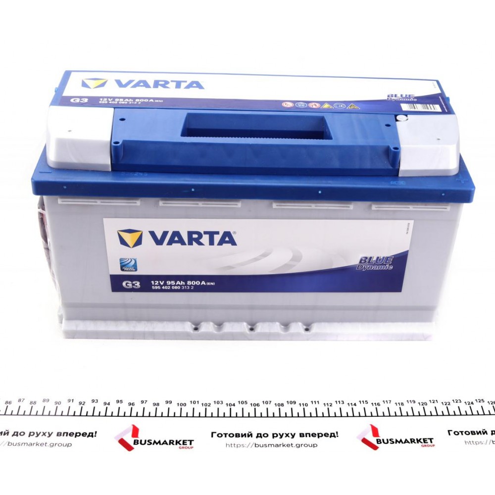 Акумуляторна батарея 45Ah/330A (238x129x227/+L/B00) Blue Dynamic B33 Азія