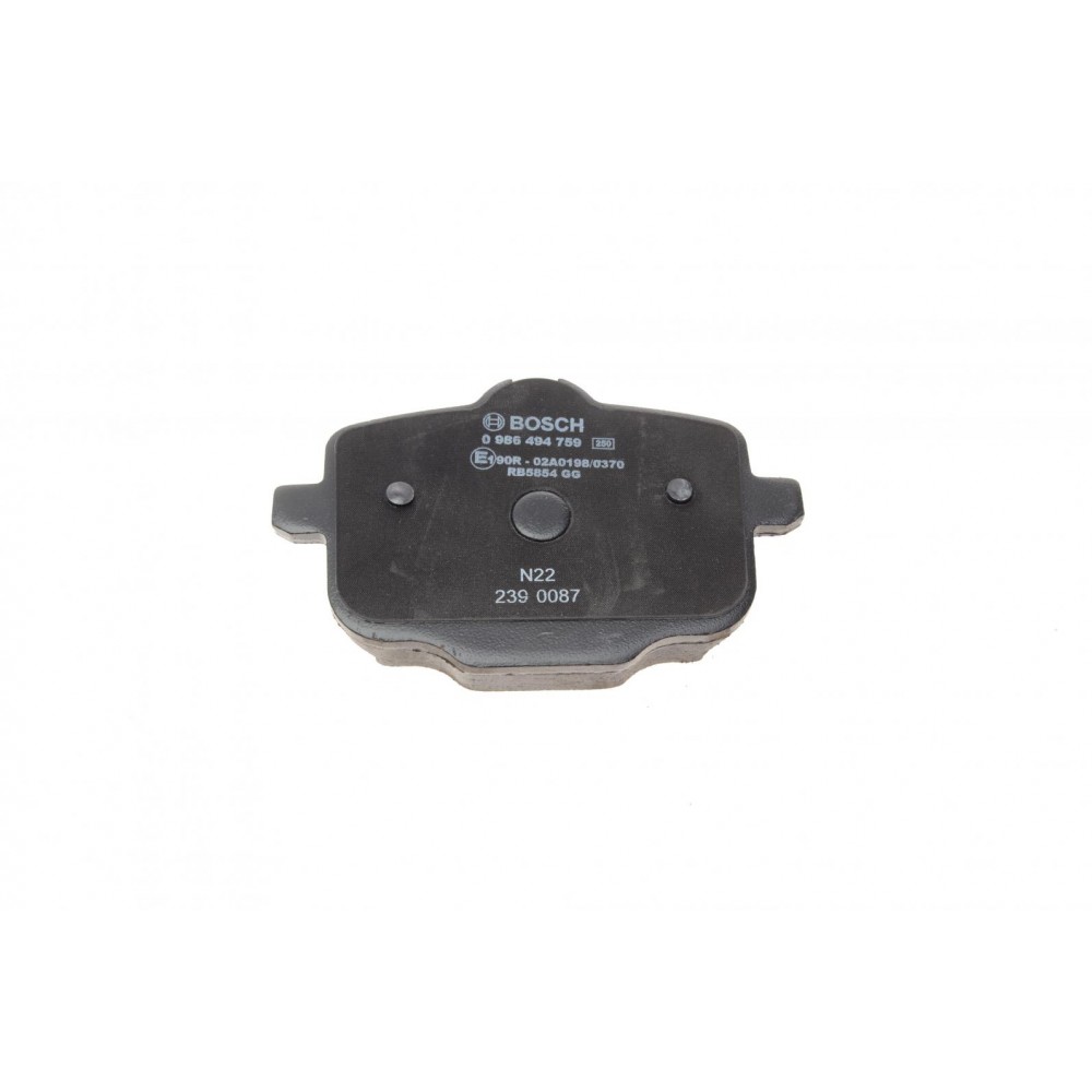 Колодки гальмівні (задні) BMW 5 (F10/F11/F18)/6 (F12/F13) 09- (TRW) 