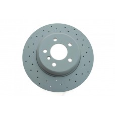 Диск гальмівний (задній) BMW 5 (F10/F11)/6 (F06/F13)/7 (F01-04) 09- (345x24) (з отворами) (вент.)