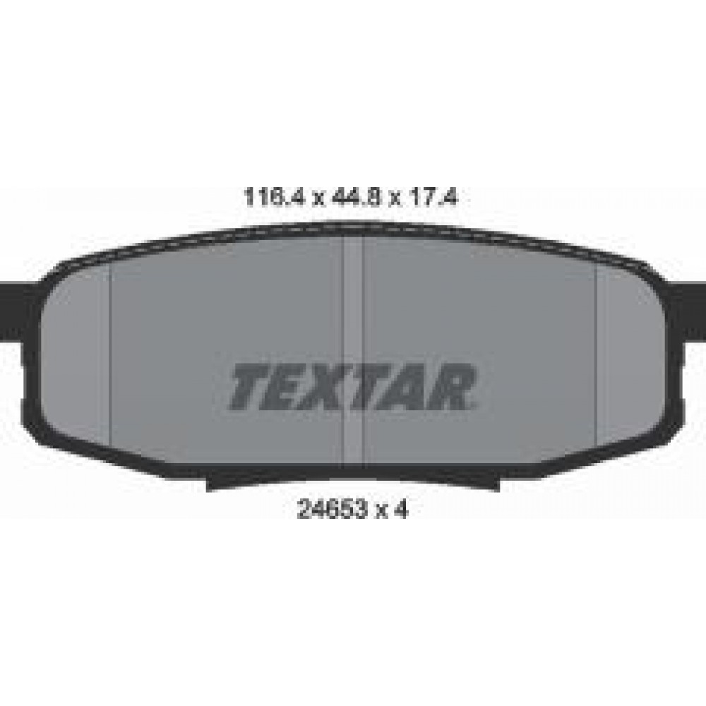 Колодки гальмівні (задні) Toyota Land Cruiser 200 08- (Advics)