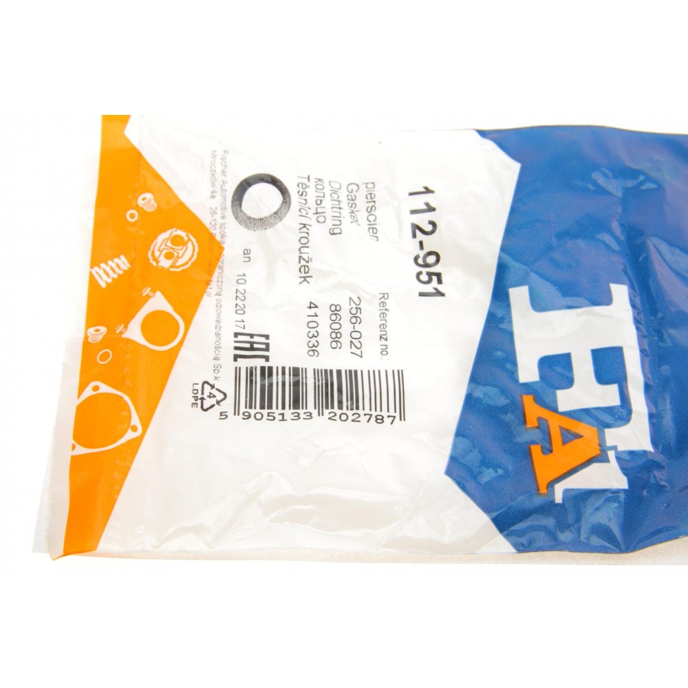 Прокладка труби вихлопної Audi 100/80/90/A6 -97 (51x65x15) (кільце)
