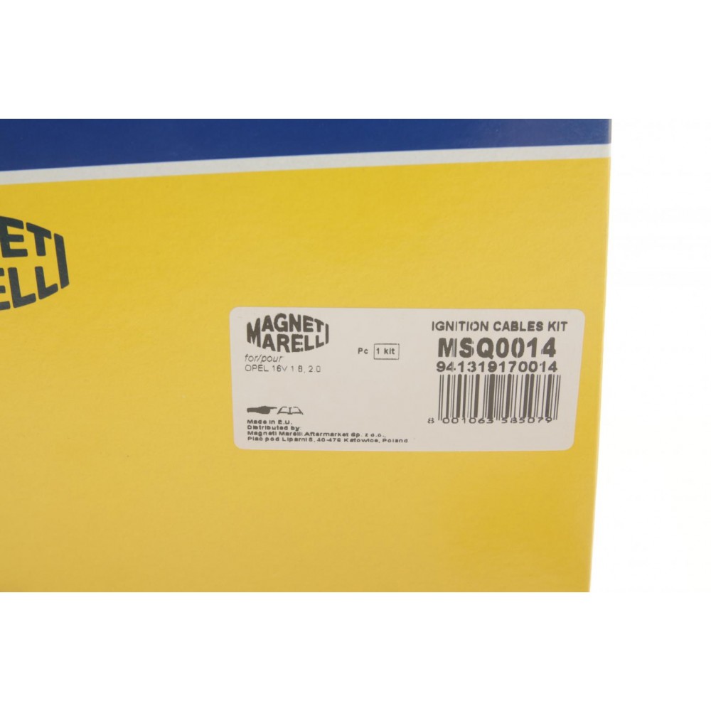 Провід запалювання Opel Astra F 93-01/Vectra A/B 1.8-2.0 i 16V 92-00 (к-кт) (MSQ0014)