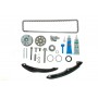 Комплект ланцюга ГРМ VW Golf V 1.4TSI, 10/03 - 02/09, 90/103/125kw, (z=130/18-23/36/36), BLG,BMY,CAXA