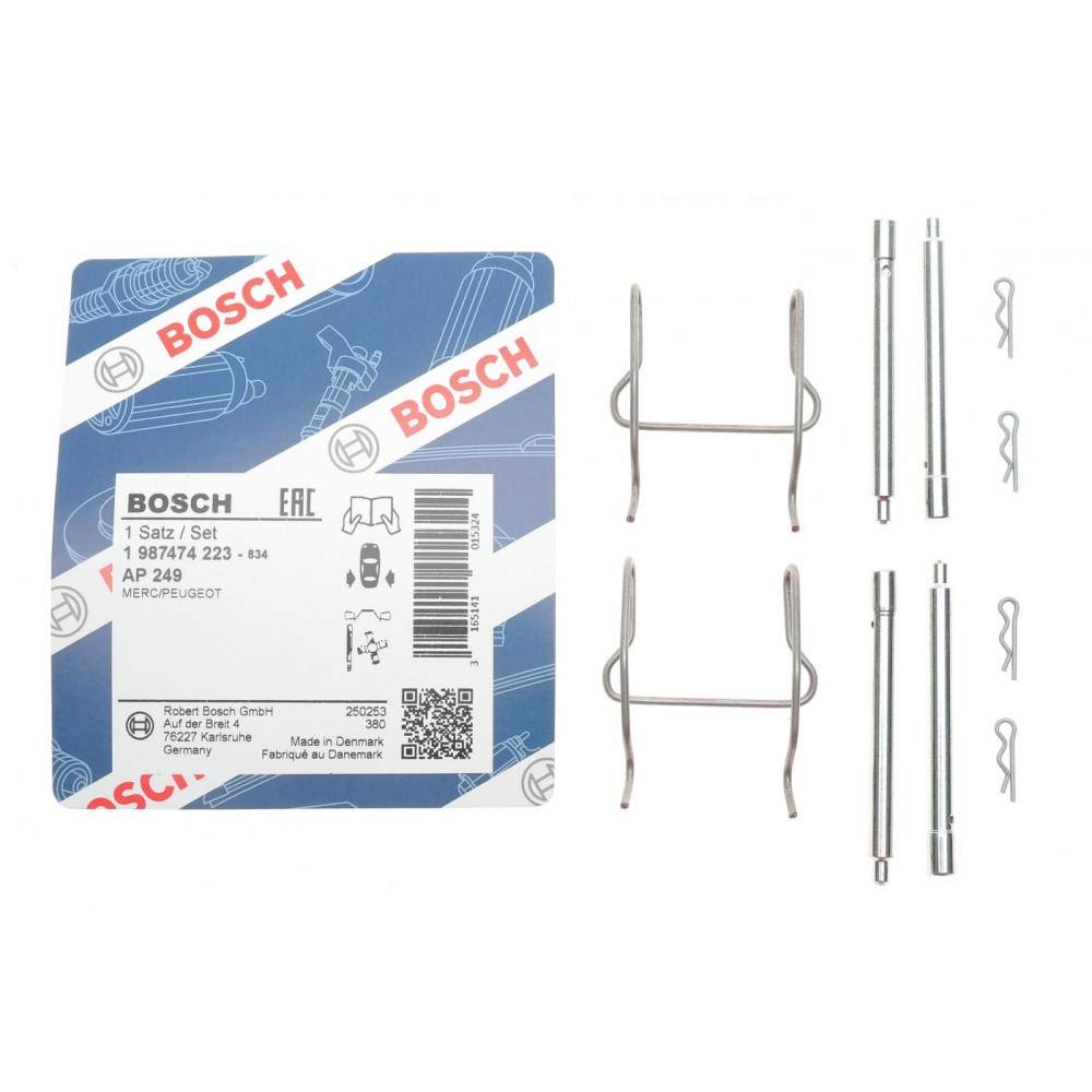 Планка супорта (заднього) прижимна (к-кт) Peugeot Expert 96-06